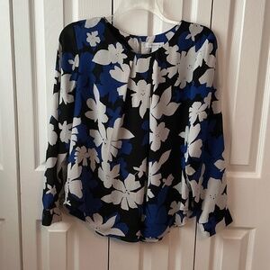 Women’s Liz Claiborne Round Neck Print Blouse